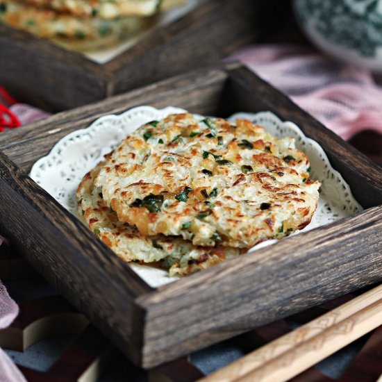 Pan Fried Radish Cake