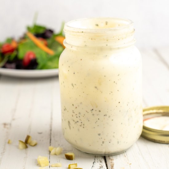 Easy Dill Pickle Ranch Dressing