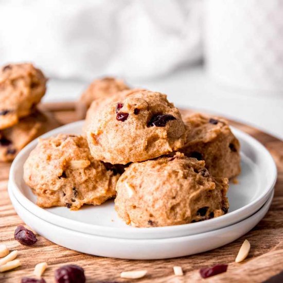 Almond Cranberry Breakfast Cookies