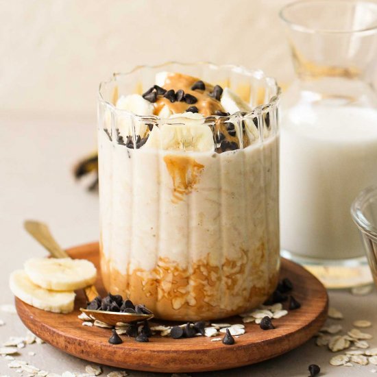 peanut butter overnight oats