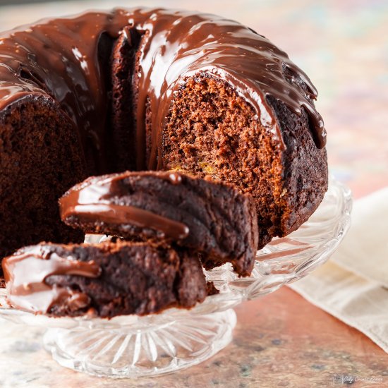 Chocolate orange bundt cake