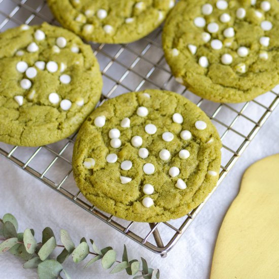 Vegan Matcha Cookies