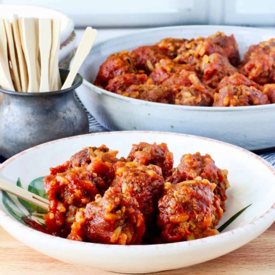 Porcupine Meatballs