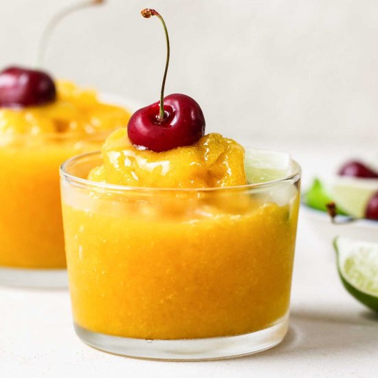 Frozen Mango Margarita Mocktail