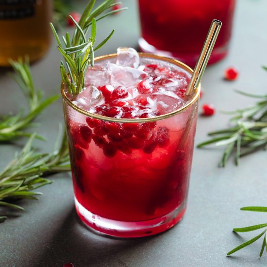 pomegranate mocktail