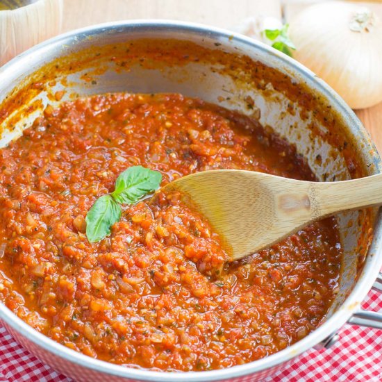 Homemade Marinara Sauce