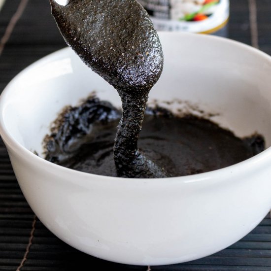 Homemade Black Sesame Paste