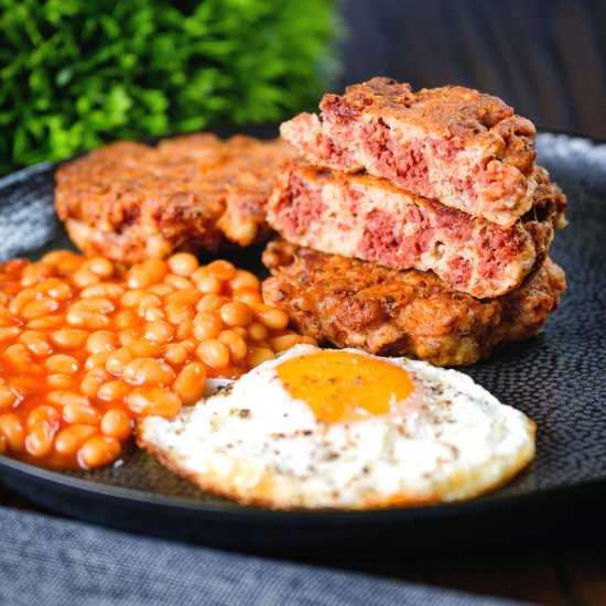 Crispy Corned Beef Fritters