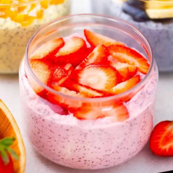 Cheesecake Chia Pudding