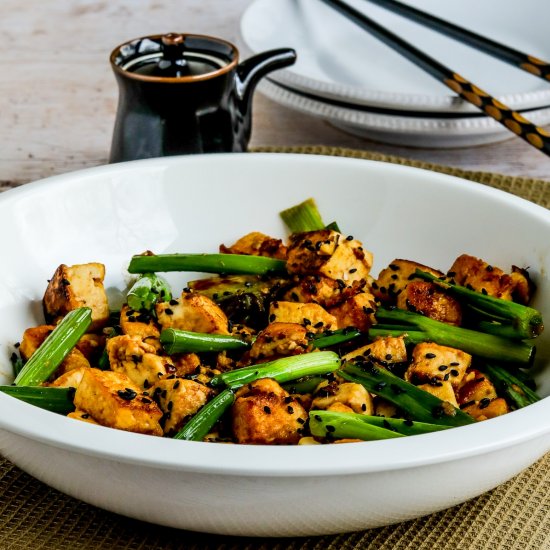 Stir-Fried Tofu with Ginger and Soy