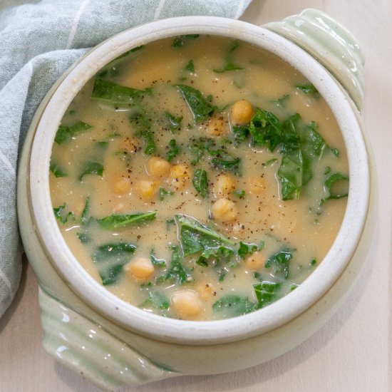 Chickpea Garlic Soup