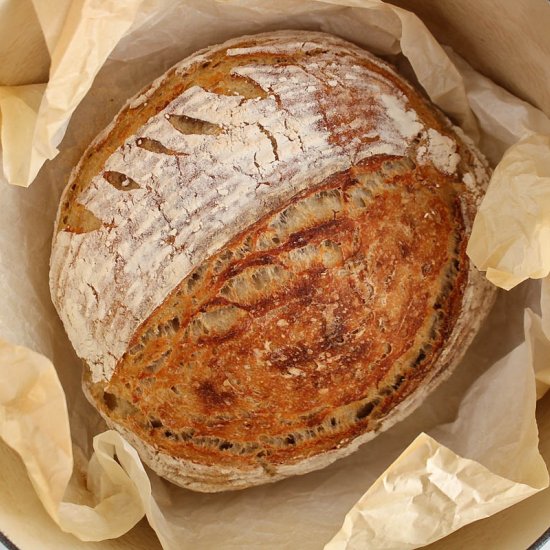 Oatmeal Sourdough Bread