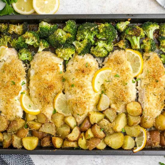 Sheet Pan Lemon Chicken and Veggies