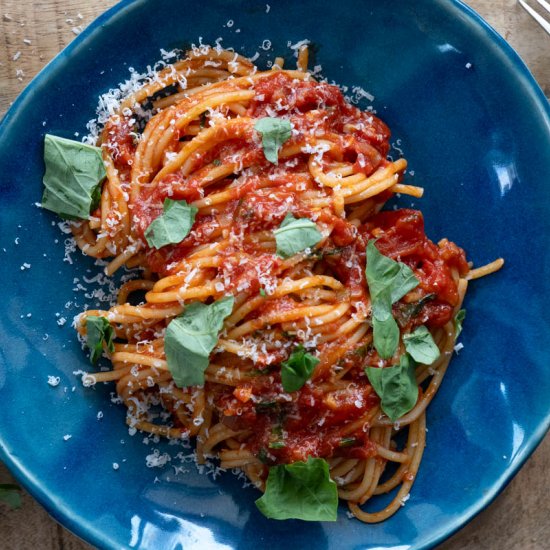 Spaghetti Arrabbiata Sauce