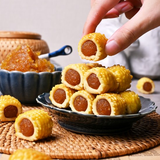 Rolled Pineapple Tarts