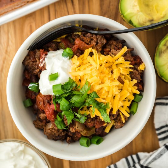 Sheet Pan Chili