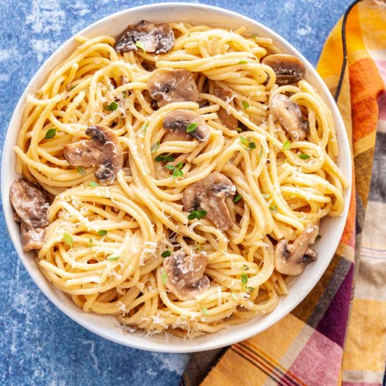 Miso Mushroom Pasta