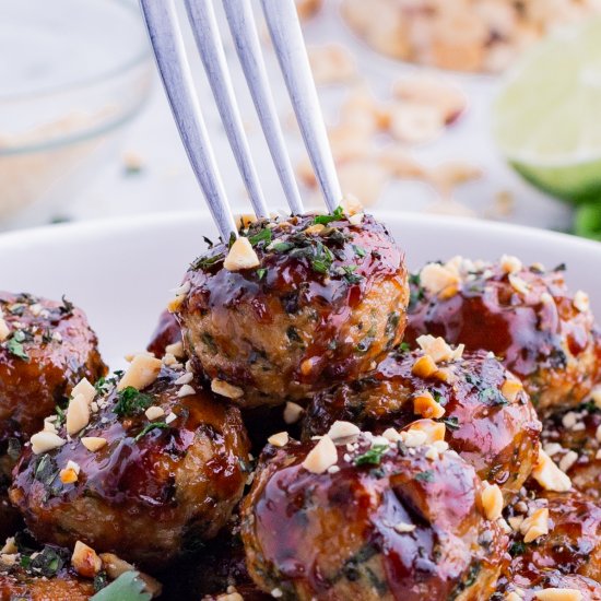 Thai Chicken Meatballs