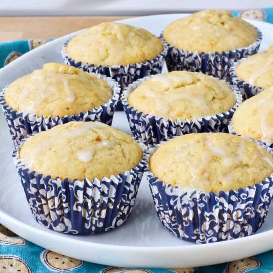 Sourdough Tangerine Muffins