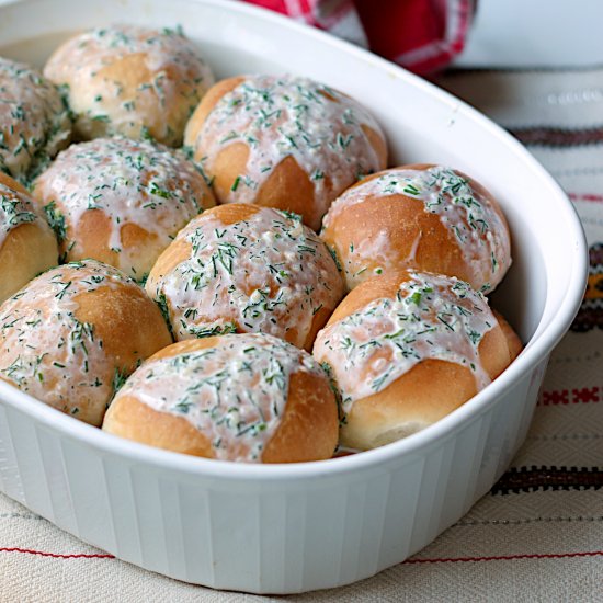 Perishke (Ukrainian Filled Buns)