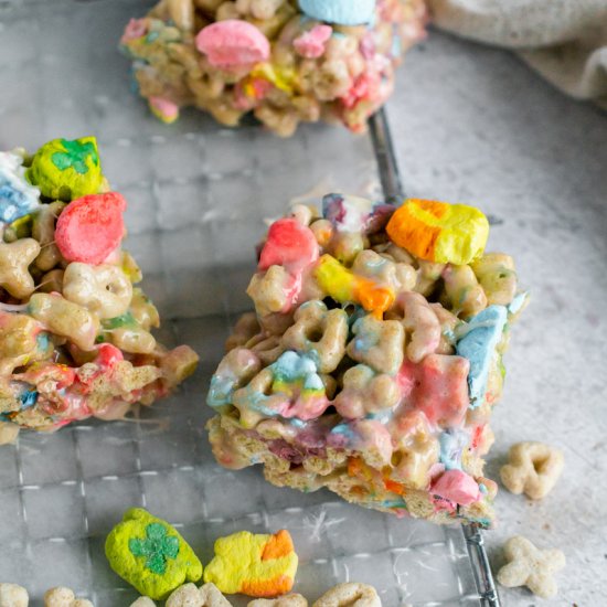 Lucky Charms Rice Krispie Treats