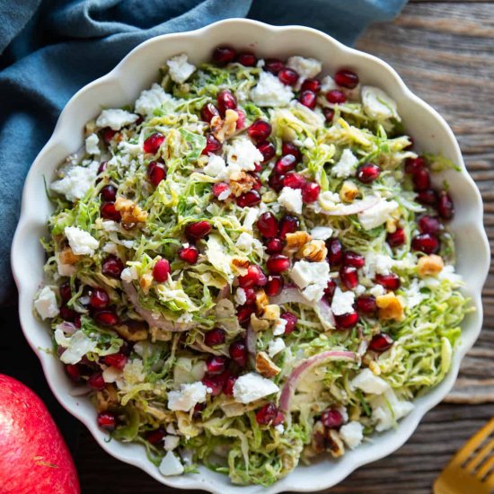 SHAVED BRUSSELS SPROUT SALAD RECIPE