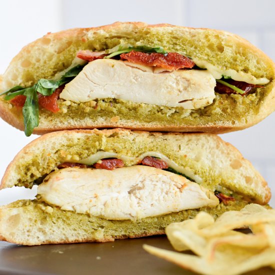 Chicken Pesto Sandwich Recipe