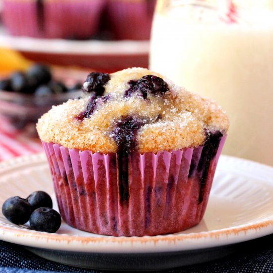 Blueberry Banana Bread Muffins