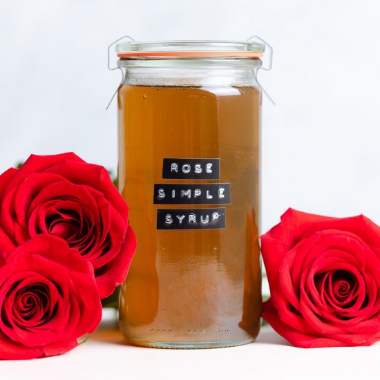 Rose Simple Syrup