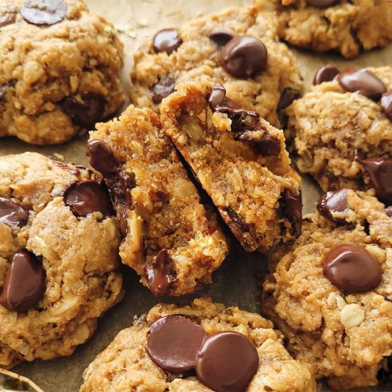 Peanut Butter Banana Oatmeal Cookie