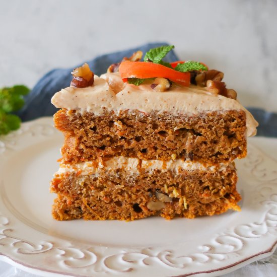 Gluten Free Pumpkin Carrot Cake