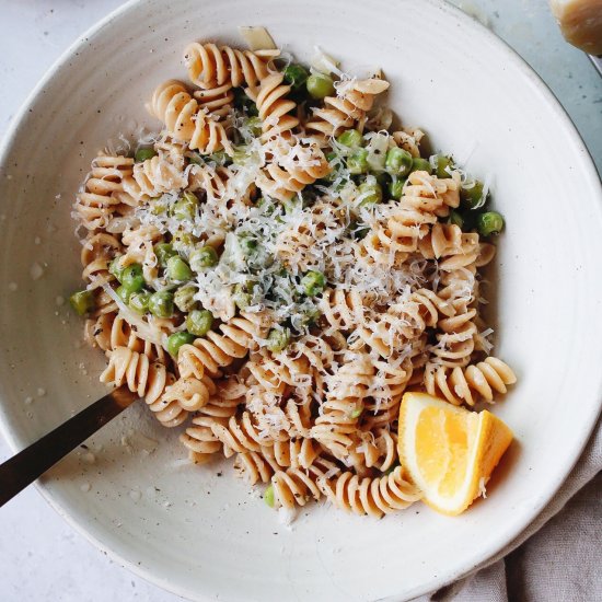 Pasta with Peas