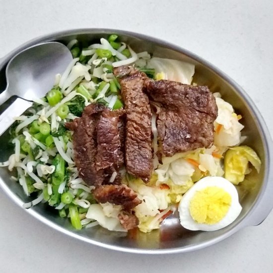 Chuck Roast Beef Salad