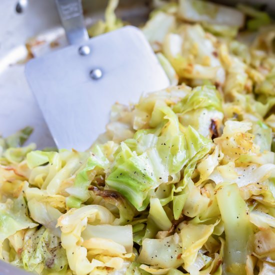 Simple Sautéed Cabbage