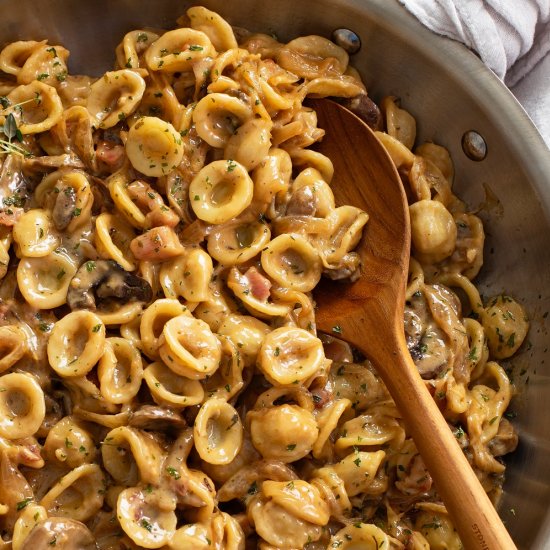 French Onion Pasta