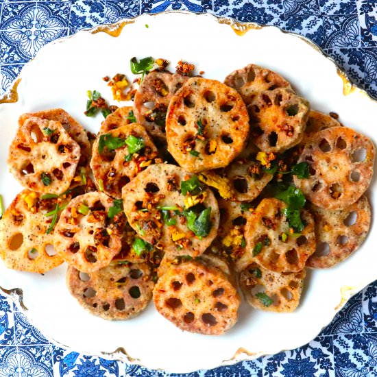 Salt and Vinegar Lotus Root