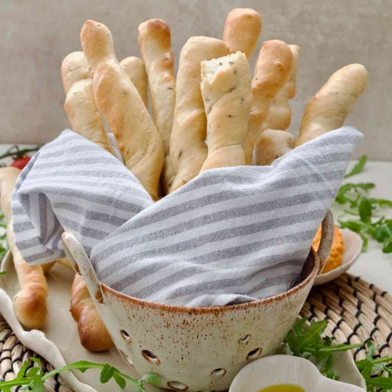 Easy Soft Breadsticks