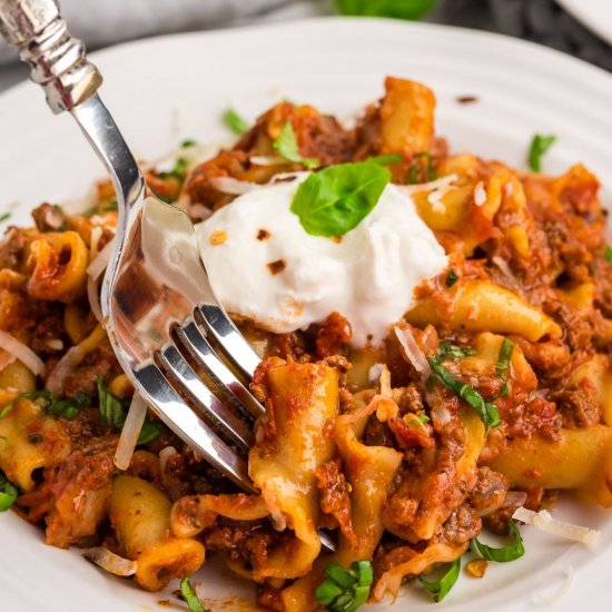 Hamburger Helper Lasagna