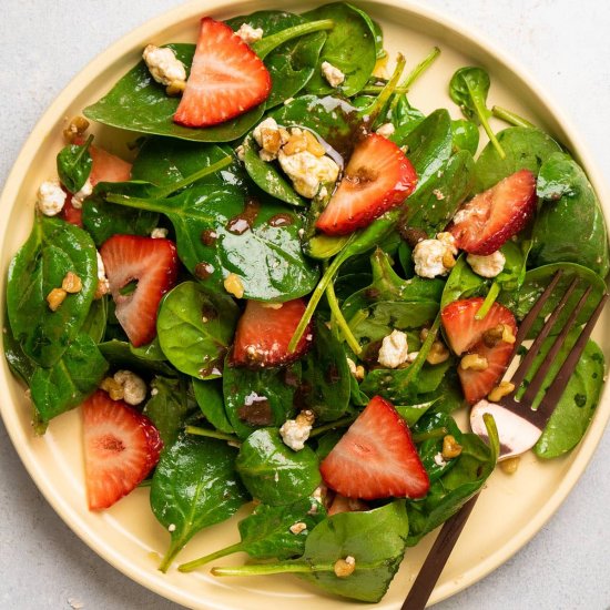 Strawberry Spinach Salad