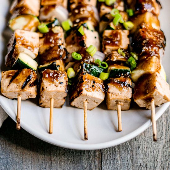 Teriyaki Tofu Skewers