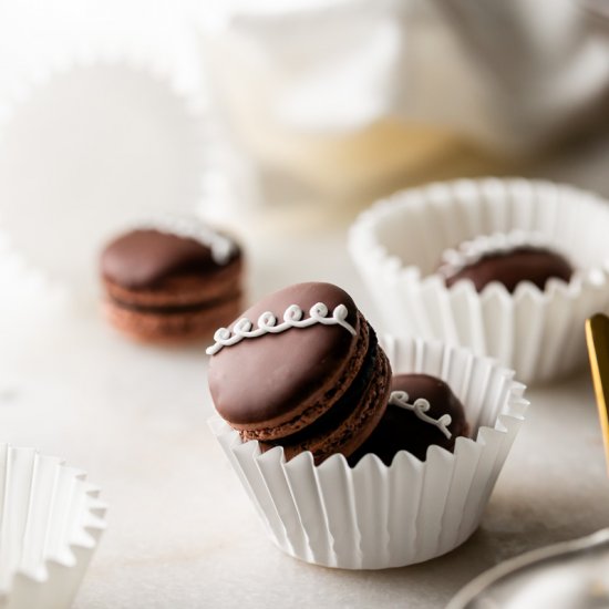 Hostess Cupcake Macarons