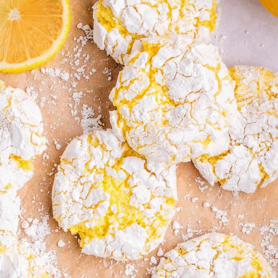 Lemon Crinkle Cookies