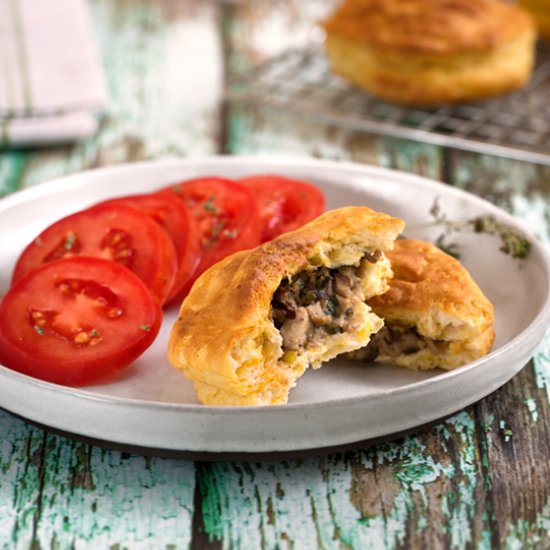 Biscuits and Gravy Hand Pies