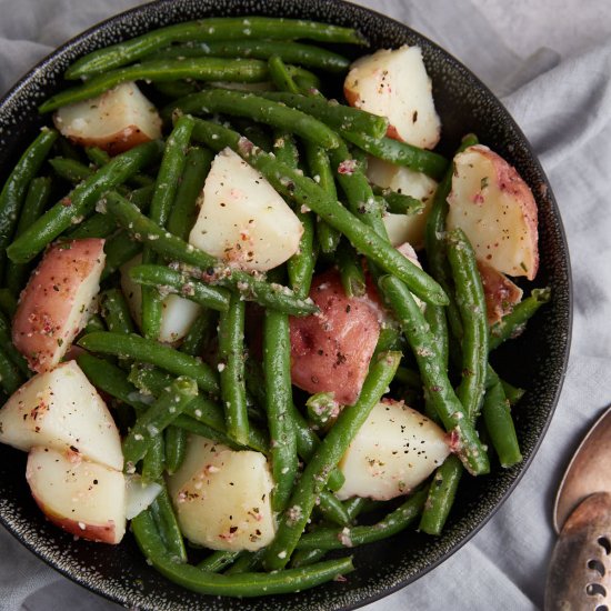 Green Beans and New Potato Salad