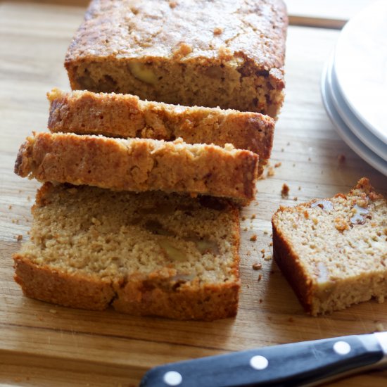 Healthy Protein Walnut Banana Bread