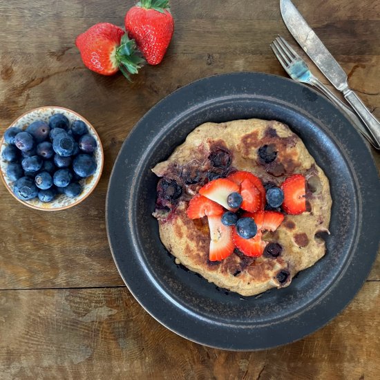 Oat Flour Banana Pancake