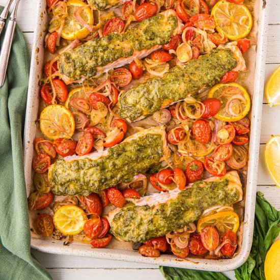 Pesto Salmon