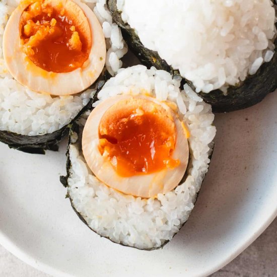 Egg Onigiri (Japanese Rice Balls)