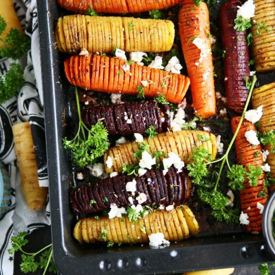 Cumin and Fennel Hasselback Carrots