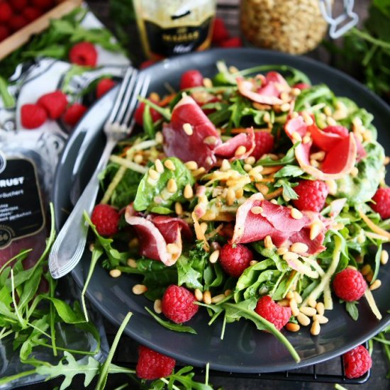 Smoked Goose Breast Salad with Pine